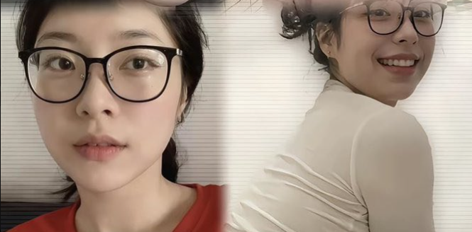 邯郸秦嘉倪高颜值眼镜妹白嫩身材青筋女神2